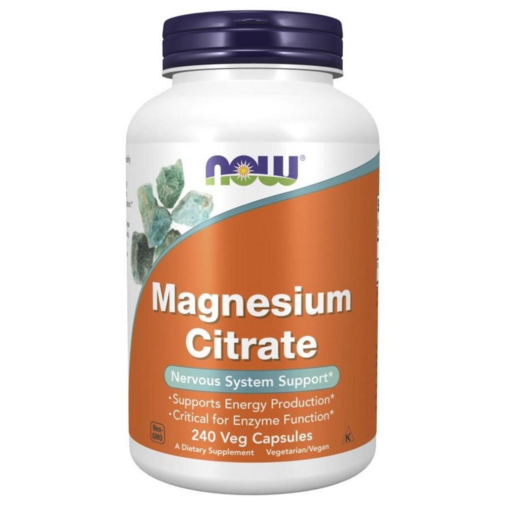 Now Foods Magnesium Citrate Veg Capsules 240 Tablets 1 Pcs