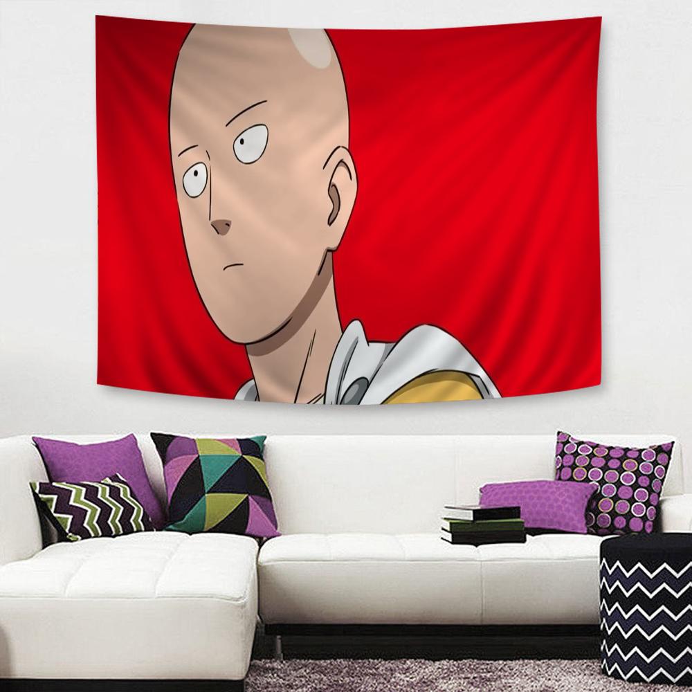 O-One P-Punch Man Hanging Bohemian Tapestry Hanging Tarot Hippie Wall Rugs Dorm Wall Hanging Home Decor