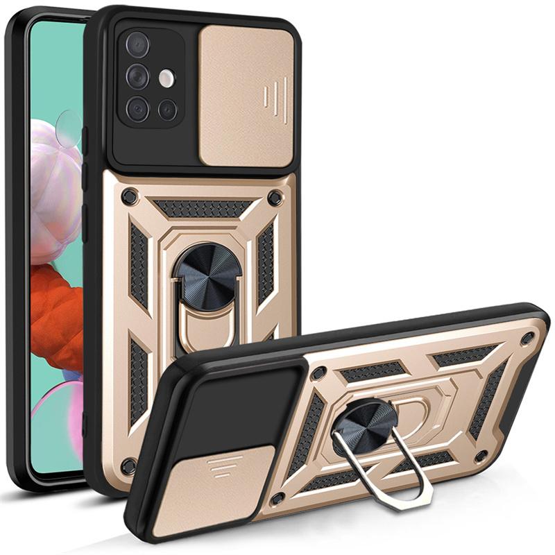 Armor Shockproof Case For Samsung Galaxy A21s A31 A51 A71 4G M51 M52 A04s Car Magnetic Holder Ring Stand Camera Protector Cover