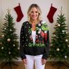Women'S Christmas Sweater Cute Fun Christmas Sweater Fall And Winter Long Sleeve Knitted Sweater