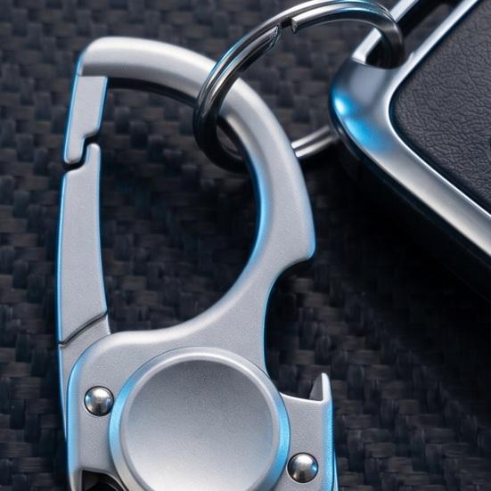 Breloczek ze stopu cynku Fidget Spinner Wytrzymały Gadżet EDC Otwieracz do butelek Wielofunkcyjne narzędzie 3 w 1