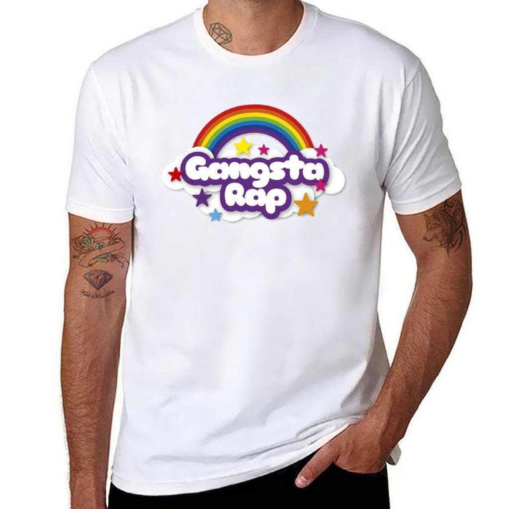 Gangsta Rap TShirt Fashion Print Casual Short Sleeve