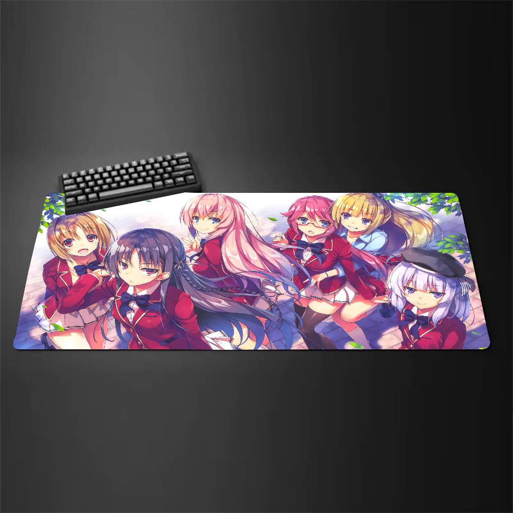 Classroom Of The E-Elite Anime Mousepad Mouse Mat Desk Mat With Pad Gaming Accessories Prime Gaming XXL Keyboard Pad Padding M