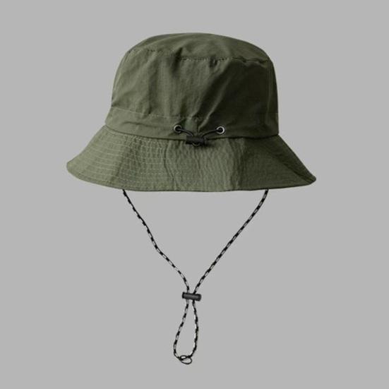 Summer Sun Hat with Adjustable Chin Strap Breathable UV Protection Men Women Outdoor Climbing Hiking Fishing Travel Wide Brim Bucket Hat