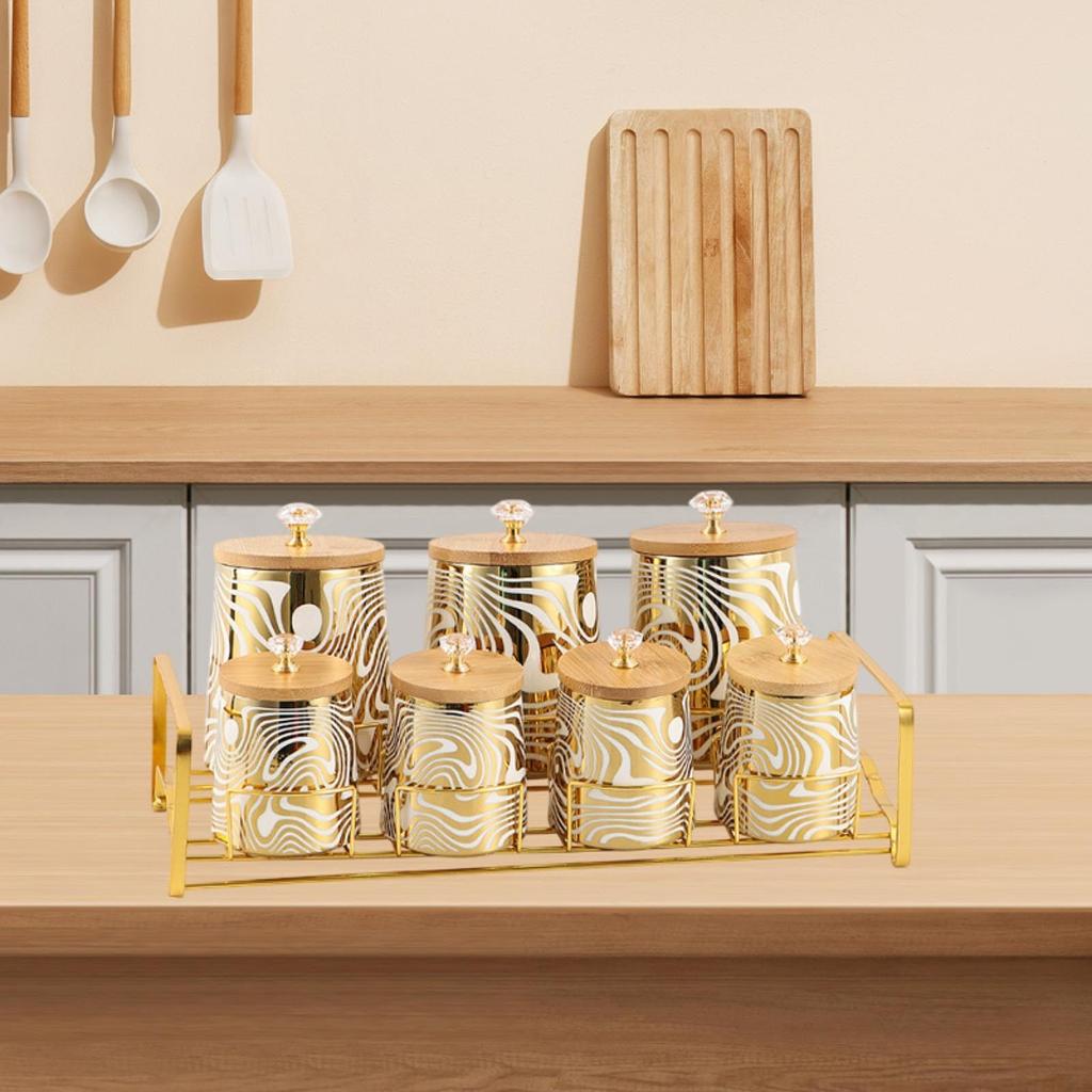 Divided Dried Fruit Plates Sealed Jars Appetizer Serving Tray with Dustproof Lid Food Storage