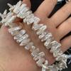 1String, Irregular Pearls, 5×20-6×22mm, White Natural Freshwater Pearl Beads for Jewelry Making DIY Supplies, Women's Craft Gifts 36cm