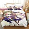Violet Evergarden Beding Set Single Twin Ful Quen King-Sized Dimensionsd Dimensions Bed Linen Set Aldult Kid Bedrom Duvetcover Sets 3D Anime Bed Shet