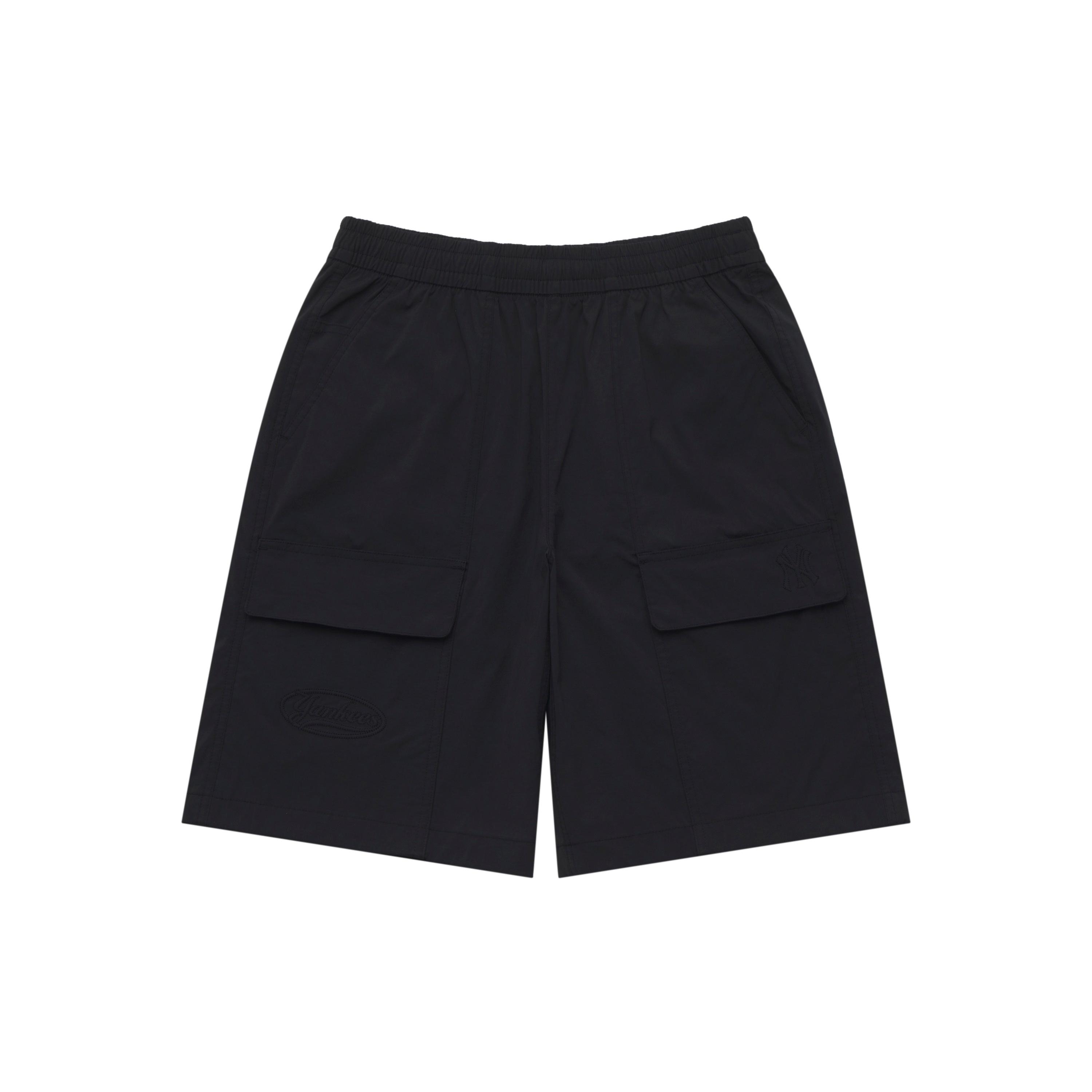 MLB SS25 Casual Shorts Unisex Black 3ASMV0553-50BKS S