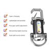 Portable LED Flashlight Keychain Multifunctional Keychain Light USB  Rechargeable waterproof Camping Pocket Lamp for Outdoor USE