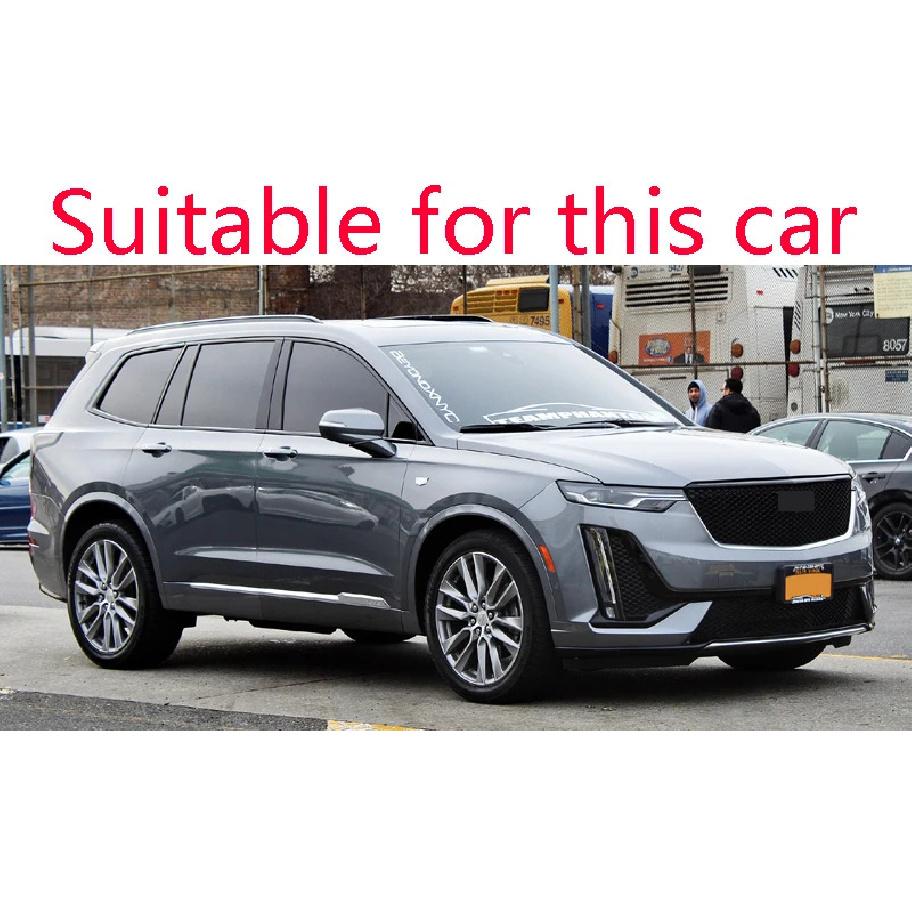 For Cadillac XT6   Car Accessories ABS Chrome Side Door Rear View Window Spoiler Cover Trim ert Garnish Bezel