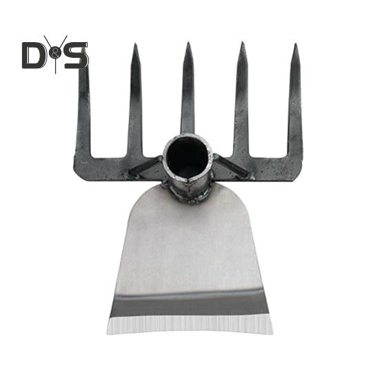 2-in-1 Weeding Rake Garden Hoe And Rake Heavy Duty Hand Weeder Gardening Hoe for Weeding Soil Loosening Landscaping