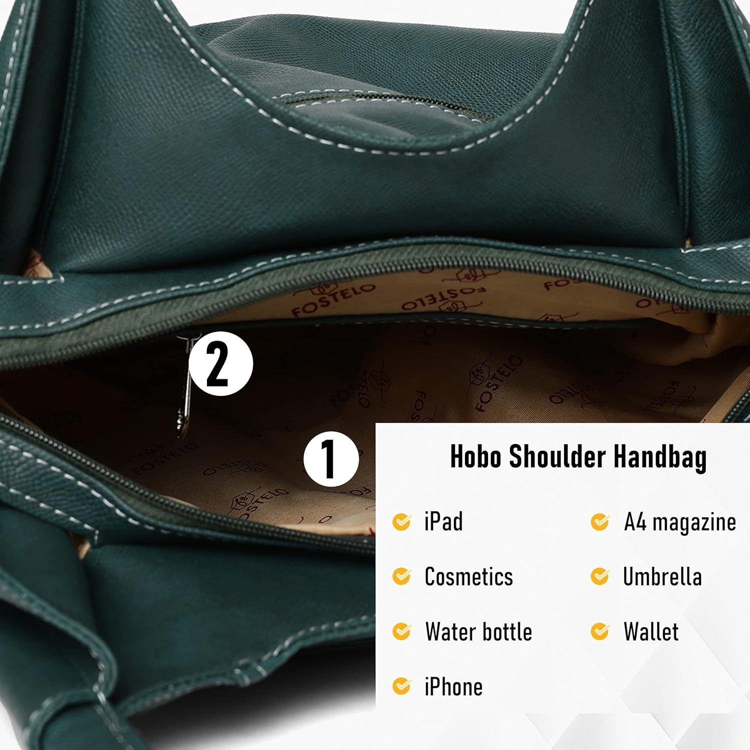 Женская сумка из искусственной кожи (большой) 12 x 17 x 6 in серый — фото 5