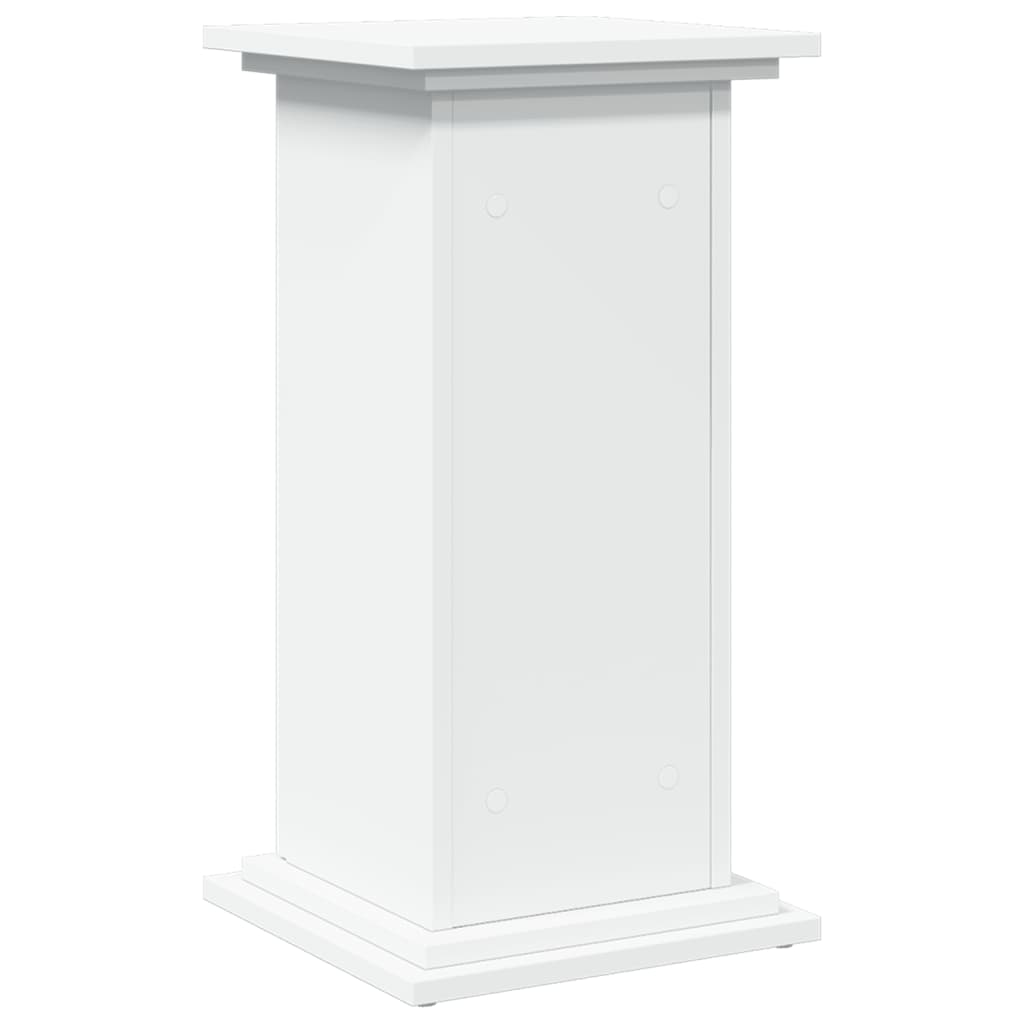 White Storage Pedestal 31 x 30 x 60 cm Engineered Wood