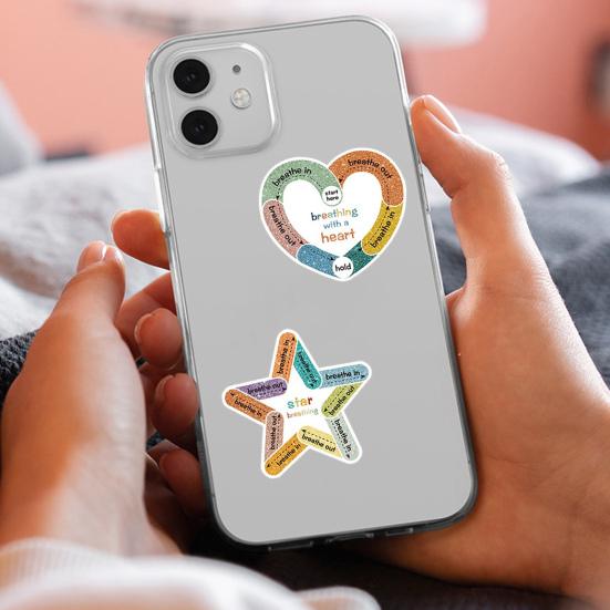 30 Stück Beruhigende Strukturaufkleber zur Angstlinderung Sensorische Fidgets für Erwachsene Jugendliche