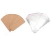 200PCS Set Bookmark Sleeve Set Blank Bookmarks Display Card and Transparent Self Adhesive Bag for Handcraft