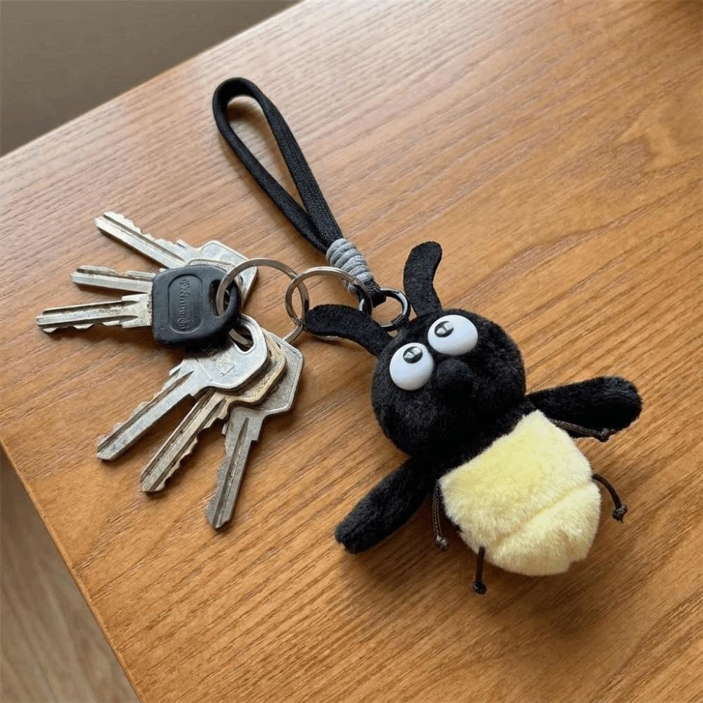 Small Pendant Insect Series Keychain Mosquito Stuffed Animal Pendant  For Girls