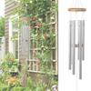 Series Garden Decor Garden Decoration Solid Wood Hanging Decorations Wind Chime Aluminum Tubes