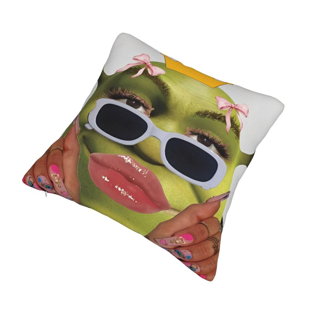 Funny Shreks Meme Pillowcases Merchandise Soft Cushion Cover Decor  Pillow Case Cover Seat Multi-Size