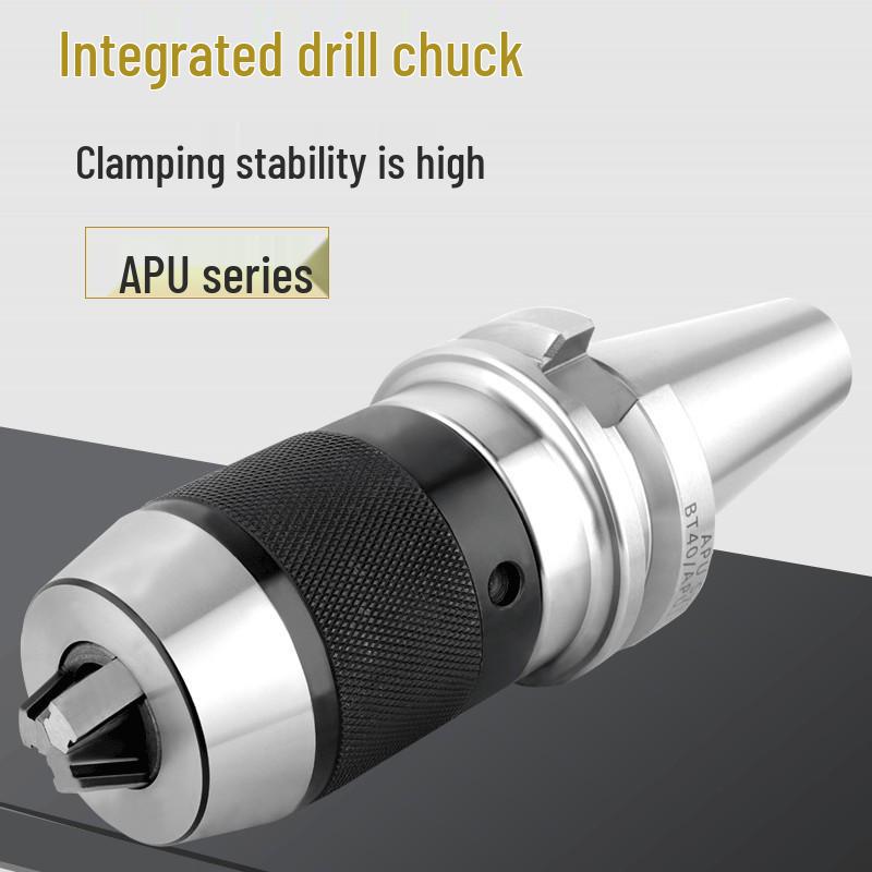 Integral Self-Tightening CNC Drill Chuck BT40-APU13/16, BT30, BT50
