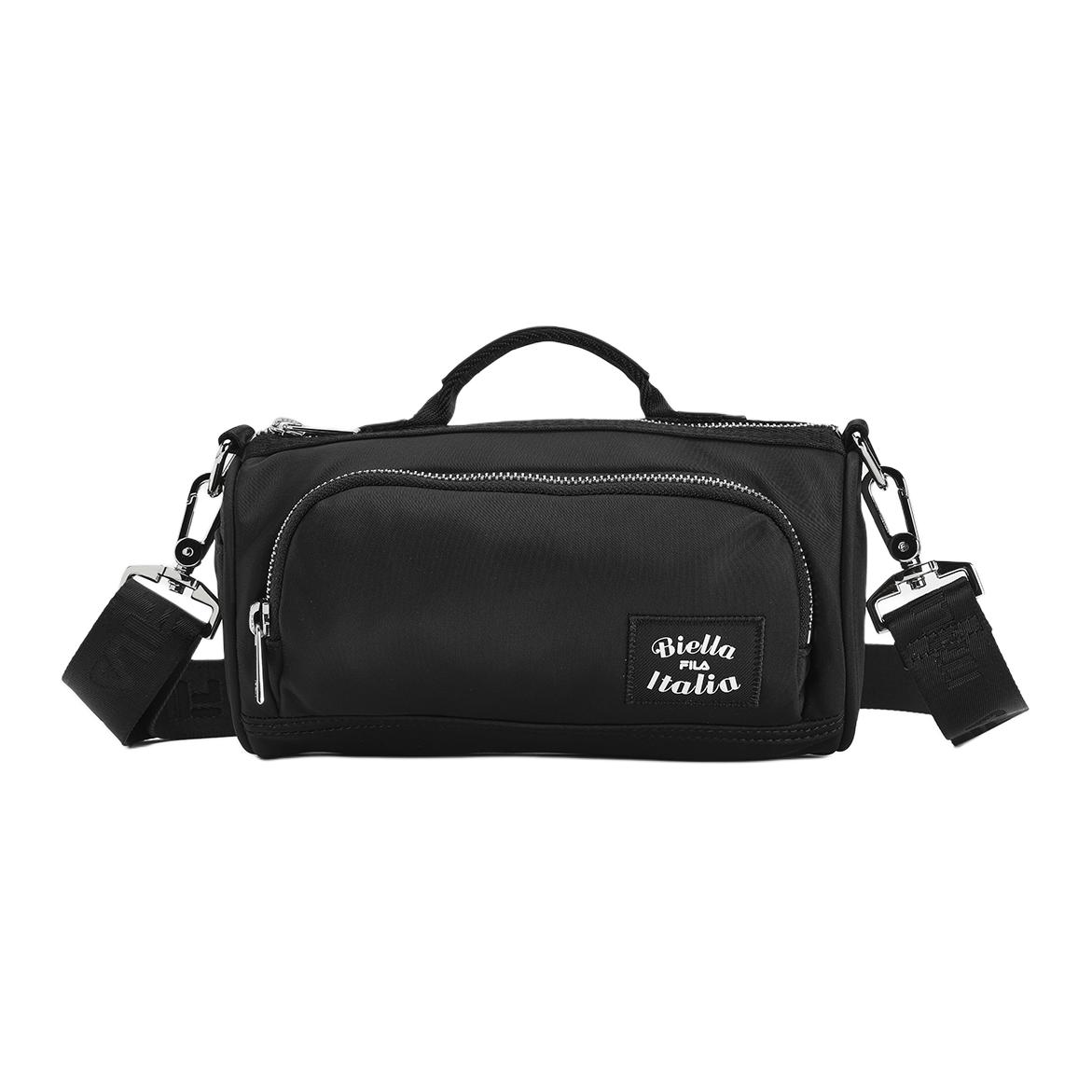 

New FILA ORIGINALE Fabric Crossbody Handbags Extra Small Women s Black F13W519162FBK 22.1*10.9*10.9CM