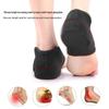 Shock-Absorbing Height-Boosting Velcro Silicone Heel Sleeve Pad