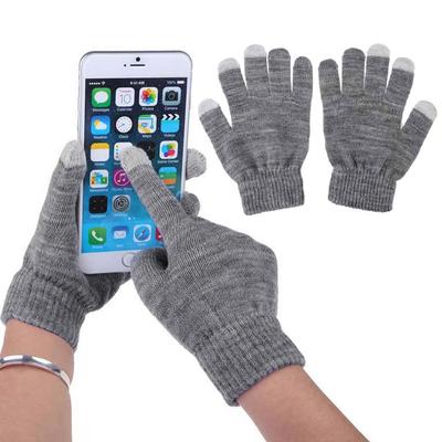 1 Pair Unisex Winter Warm Capacitive Knit Gloves Hand Warmer For Touches Screen Smart Phone