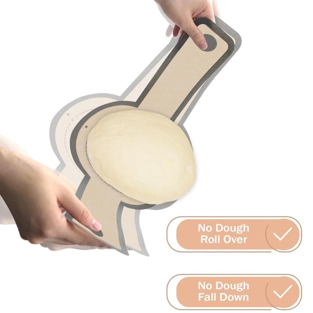 Long Handle Silicone Bread Mat Heat Resistant Non-Stick Baking Bread Sling Durable Sourdough Baking Mats For Dough Pastry Cookie