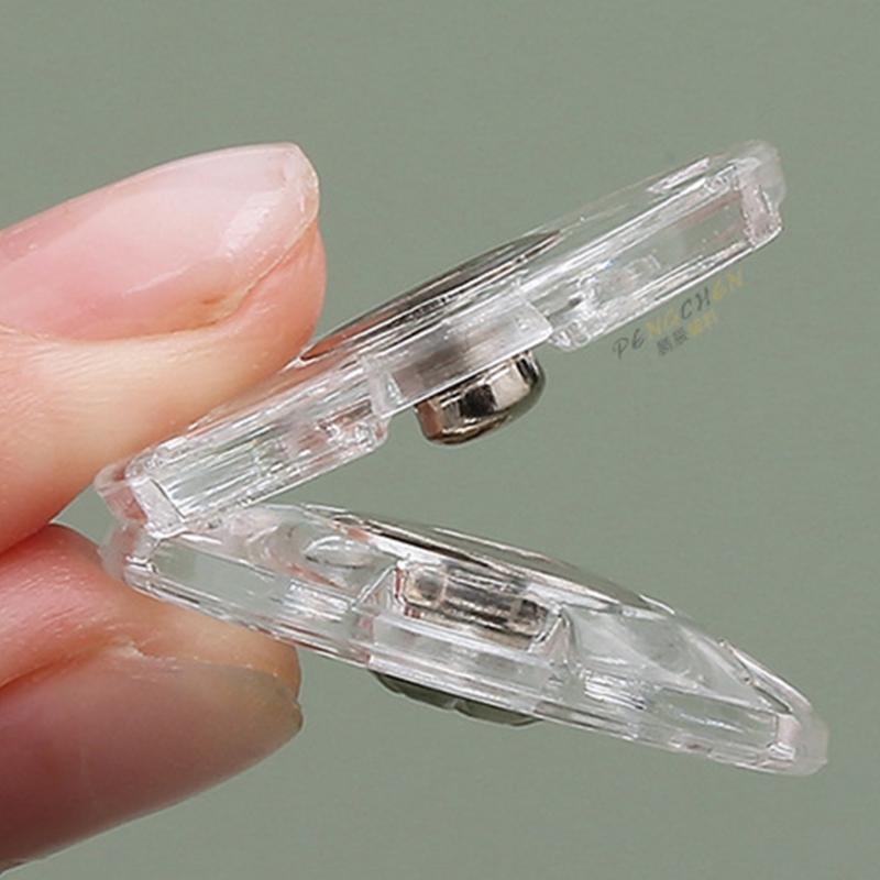 10Pcs Plastic Snap Buttons Invisible Sewing Button Fasteners For Kids Clothing Jeans Jackets Bag And Home Decoration