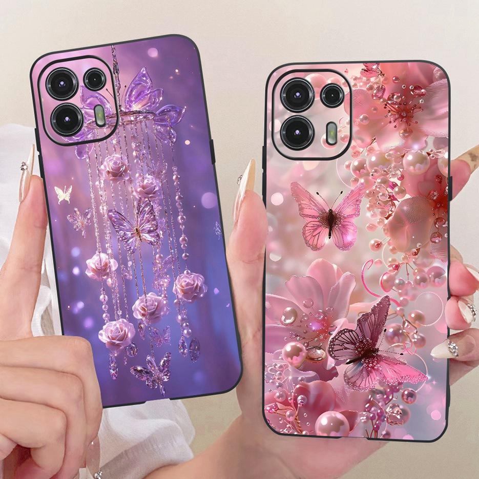 For Motorola Edge 20 Lite Case Edge20 Fusion Cute Lion Fashion Painted Cover Silicone Cases For Motorola Edge 20 Pro Soft Fundas
