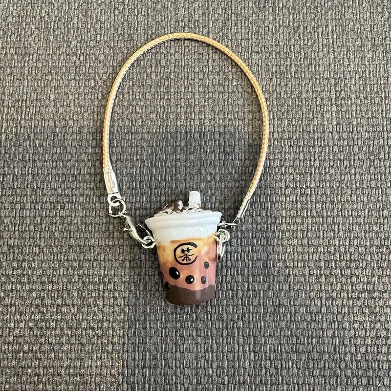 1 Stück Puppenhaus Puppenhaus Mini Simulation Milchtee Tasse für Ropa Puppenzubehör Miniatur Szene Anhänger