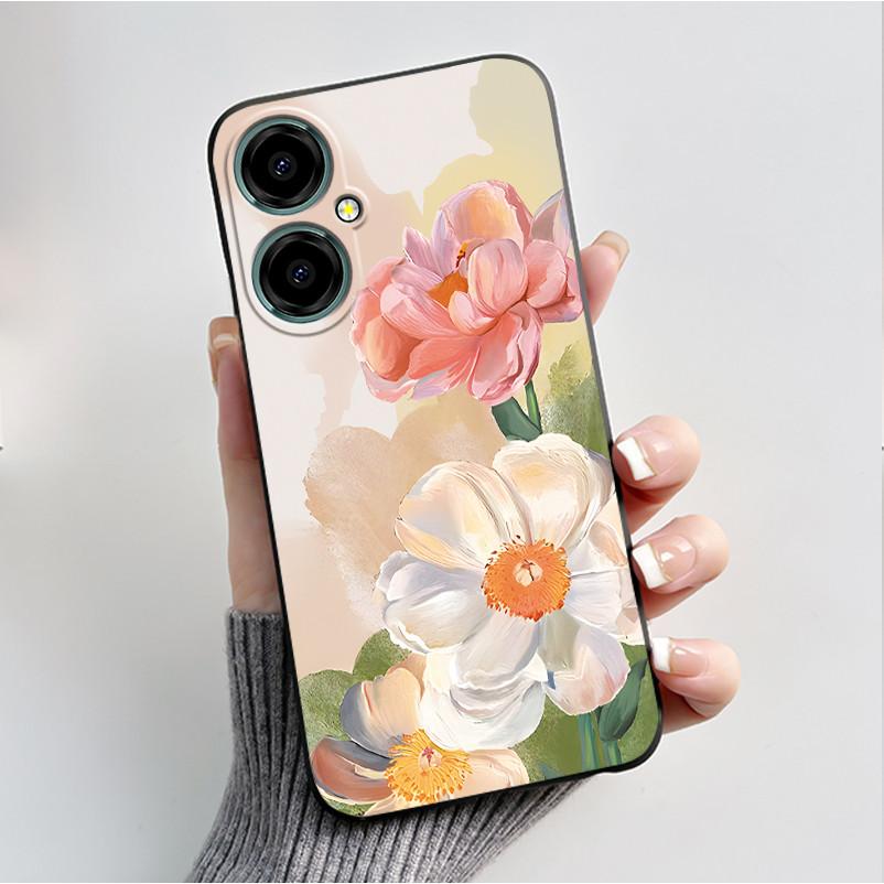 Luxury Fashion Butterfly Flowers Cases For BLU G64 Phone Case Shock Proof Black Soft Silicone Back Cover For BLU G64 G 64 Fundas