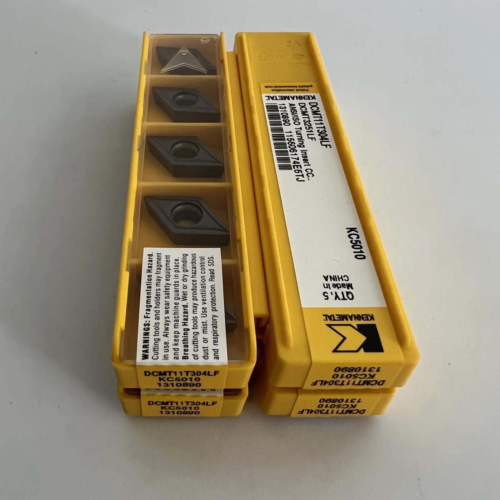

KENNAMETEL / DCMT11T304LF KC5010 / Original carbide blade 10 Pcs