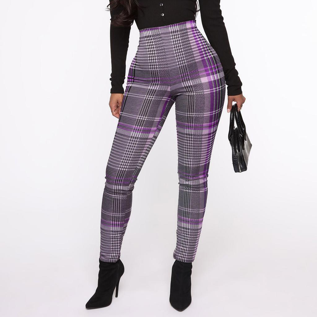 High Waist Pencil Pants Tight Trousers 