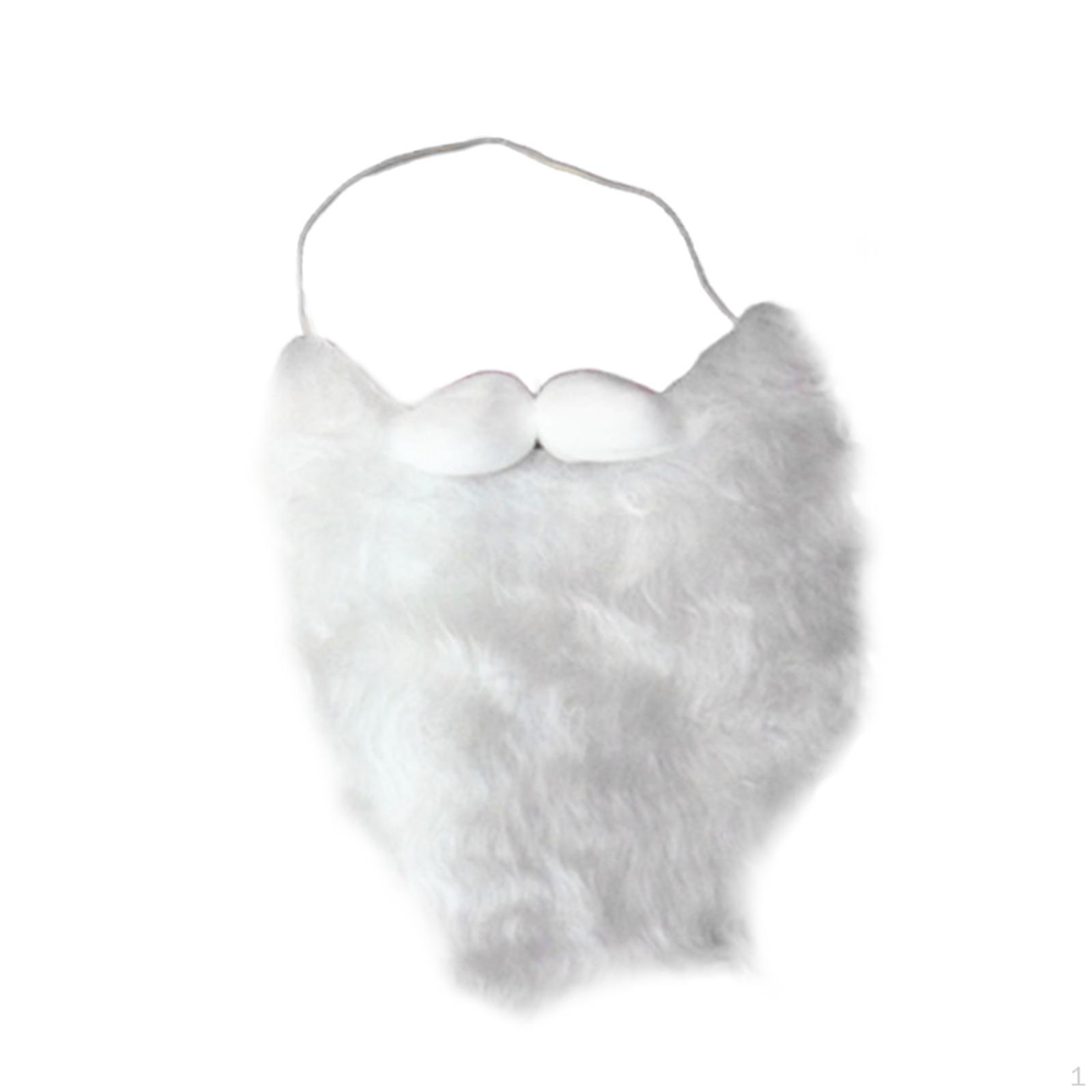 

Santa Beard Gifts Realistic Cosplay for Xmas Stage Performance Operas Festive