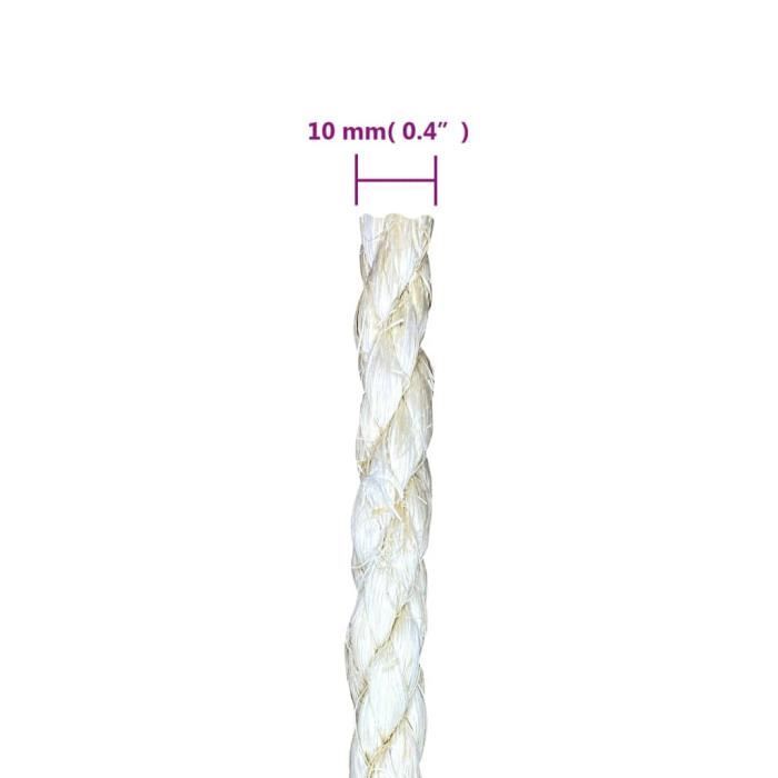VidaXL Rope 100% Sisal 10 Mm 500 M 155026