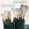 Green Cloud 14-Piece Makeup Brush Set: Soft Eyeshadow, Powder, and Blush Brushes with Portable Storage