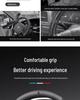 Luxury Genuine Leather Steering Wheel Cover for Hongqi H5/H7/E-H9/HS7/HS5 - Suede Trim