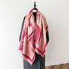 Niche Simple Style Warm Thickened Scarf Women'S Winter Advanced Sense Large Shawl Student Scarf Women