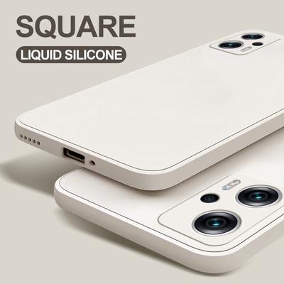 Poco X4 X 4 Pocox4 GT Pro pouzdro čtvercové tekuté silikonové pouzdro na telefon Xiaomi Poco X4 GT Poco X 4 GT Pocox4 GT Pro 5G měkký kryt