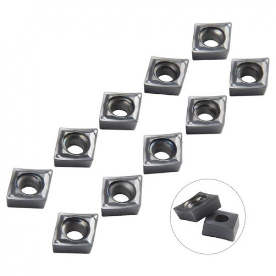 Professional Grade CCMT060204 SM Carbide Erts for CNC Machinery Set of 10