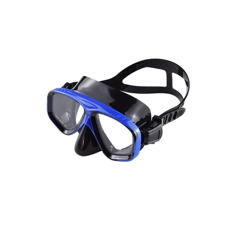 YBLKJ M2028S Adult Large Frame Silicone HD Anti-Fog Diving & Snorkeling Mask