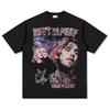 Lil Peep REST IN PEEP 19962017 Koszulka z grafiką Unisex Luźny krój Miękka bawełna Emo Punk Moda Krótki rękaw GarUnisext