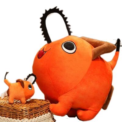 1pc 10cm/25/40cm Chainsaw Man Pochita Pendant Dolls Plush Toy Cartoon Pochita Pillow Stuffed Soft Toy for Kids Birthday Gift