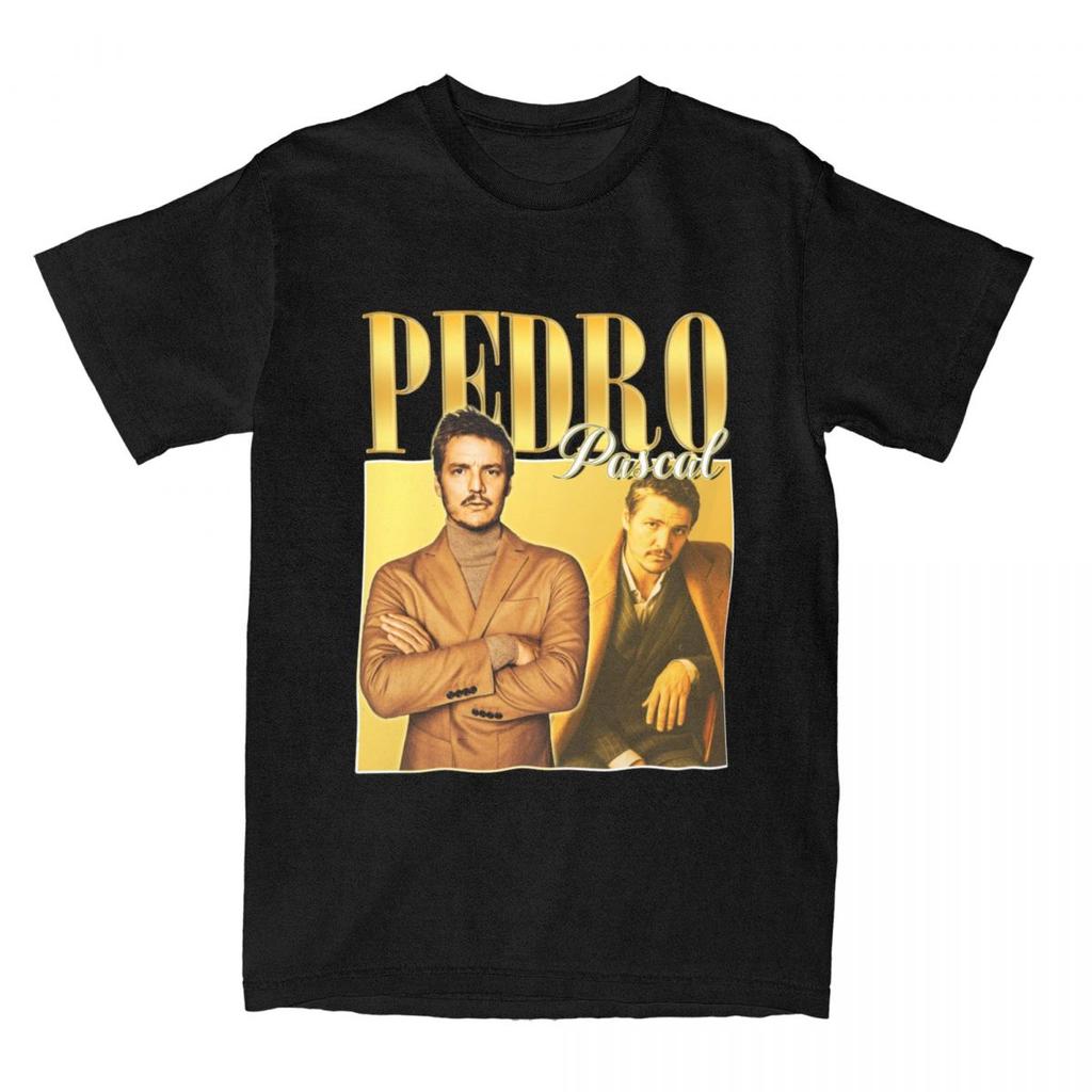 Vintage Bootleg Pedro Pascal T-Shirt Damen 100% Baumwolle Unisex Streetwear Pedro Pascal T-Shirt Übergröße T-Shirt