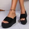 Women's Sandals Platform Sandals Women's Shoes Summer Sandals Flip Flop Indoor Outdoor Beach Women's Shoes Bow Bling Flip Flops