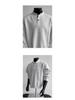 Henry Herren Halbhoher Kragen Sweatshirt: Herbst/Winter Trendiges Langarm-Oberteil, Amerikanischer Cleanfit, Ohne Kapuze.