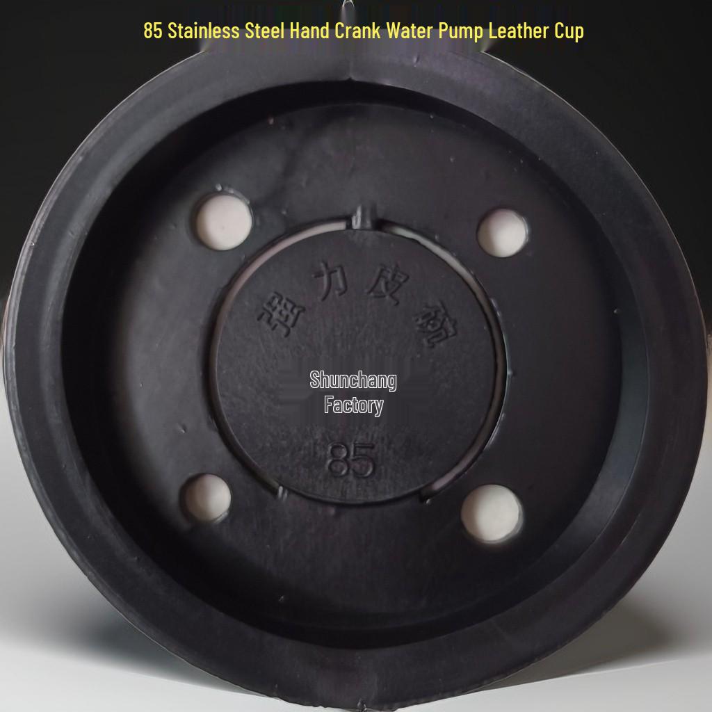 

85 Leather Cup & Ring Stainless Steel Water Pump Accessories - Hand Crank Well Pump 1 leather cup