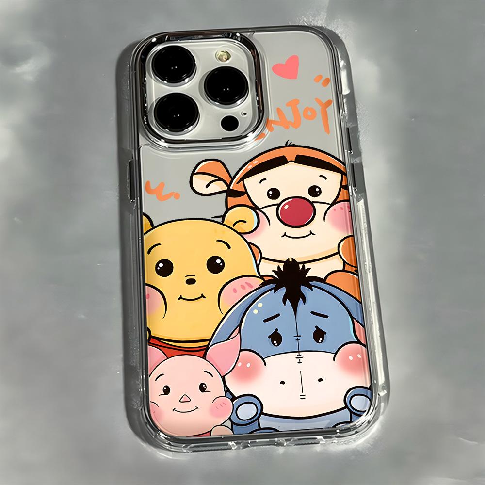 

Cool Cute Poohs Bears Phone Case For iPhone 17e 17 16e 16 15 14 13 12 11 mini Pro Max X XR XSMAX Air Plus Transparent Soft Cover iPhone 15