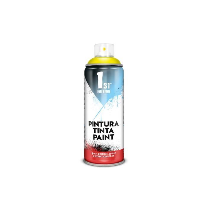 Peinture Aerosol 1ere Edition 520cc / 300ml Jaune Citron Mat Ref 642