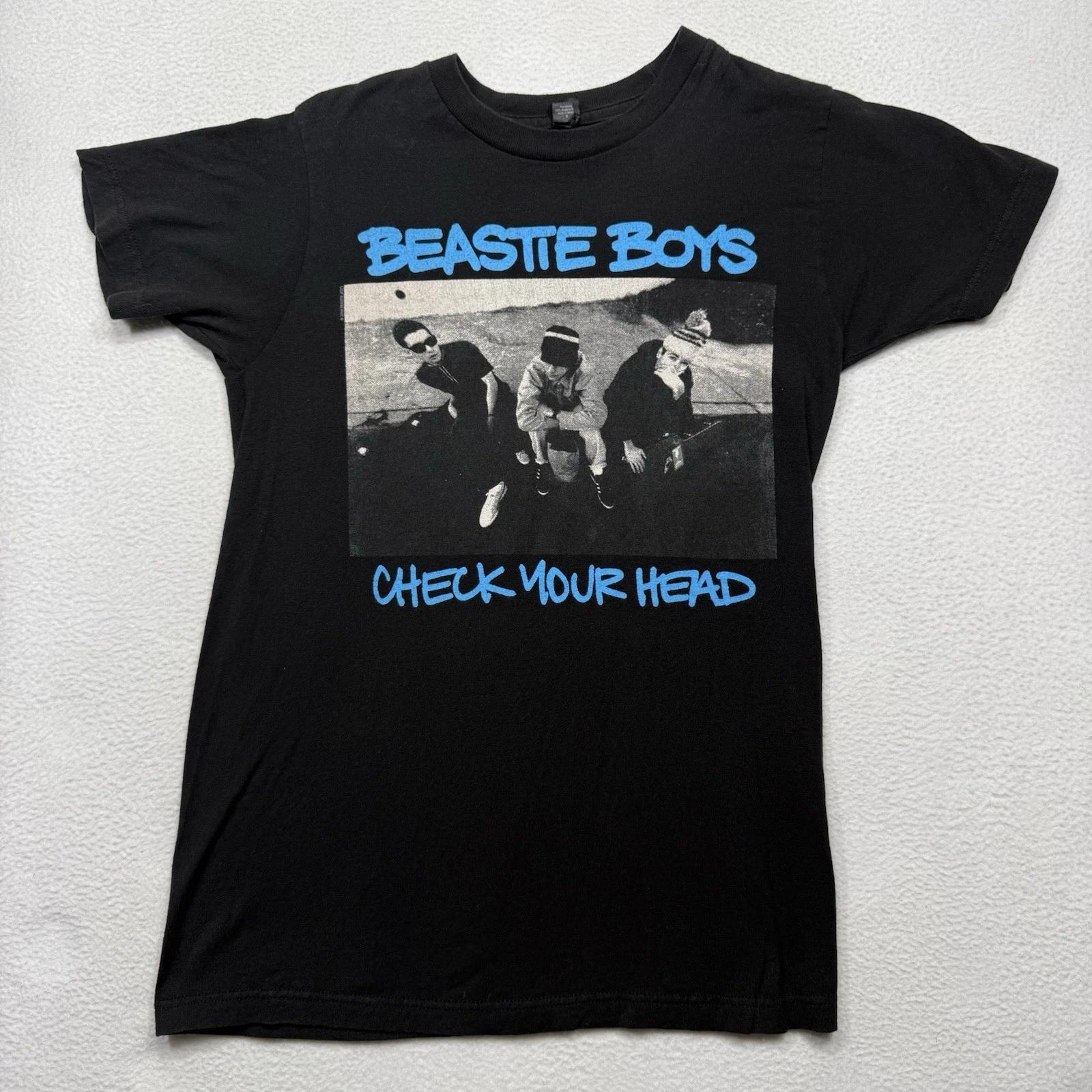 BEASTIE BOYS Проверьте размер головы Маленькая футболка 2010 Официальная лицензированная с датой XL